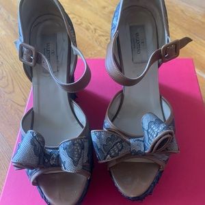 Valentino Wedges Size 40